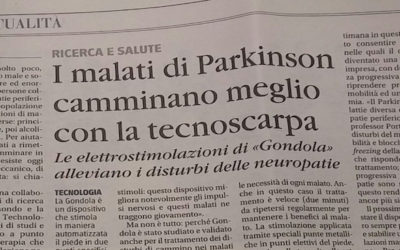 Sui giornali nazionali si parla della terapia GONDOLA, la tecnoscarpa